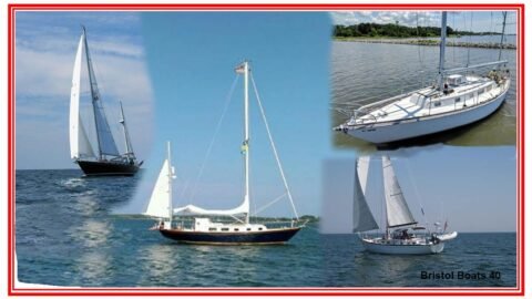 The Bristol Boats 40 is a luxurious and well-equipped yacht.