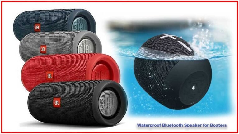 Waterproof Bluetooth speaker is a great gift idea for boaters